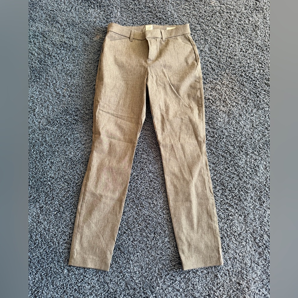 Women’s Slim Fit Brown Dress Pants